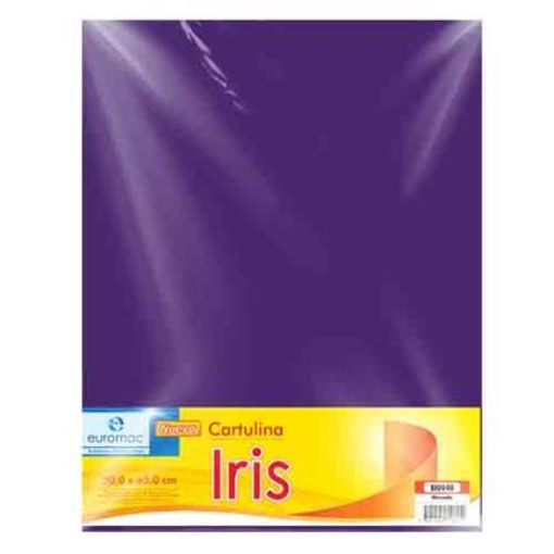 Imagen de CARTULINA EUROMAC IRIS MORADO 50X65CM C/10