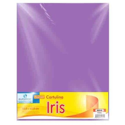 Imagen de CARTULINA EUROMAC IRIS VIOLETA 50X65CM C/10