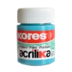 Imagen de PINTURA ACRILICA KORES 20 ML TURQUESA C/12 BOTES