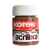 Imagen de PINTURA ACRILICA KORES 20 ML CAFE C/12 BOTES