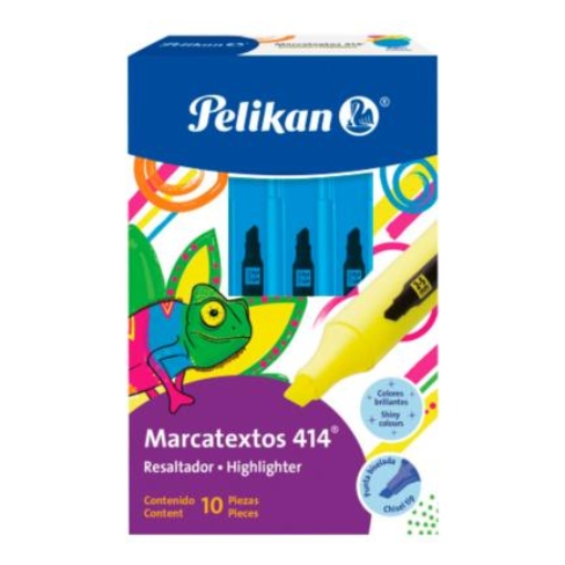 Imagen de MARCATEXTOS PELIKAN 414 AZUL C/10