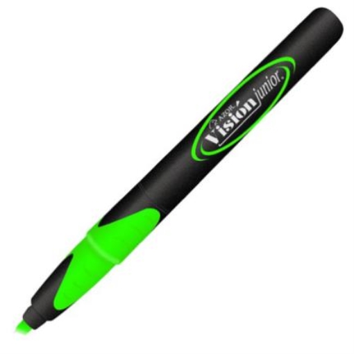 Imagen de MARCADOR VISION JUNIOR 2800 FLUORESCENTE VERDE C/12
