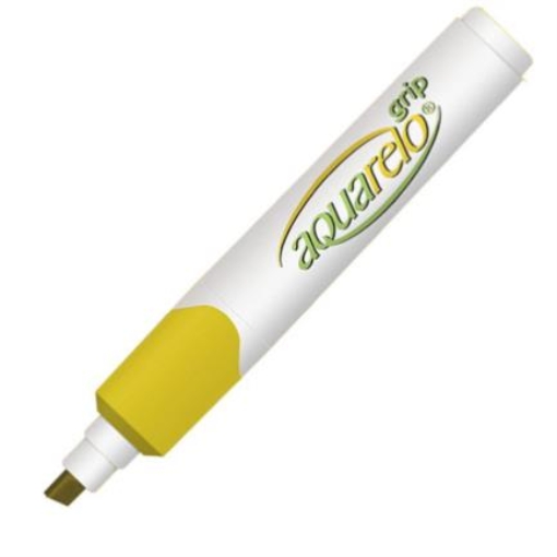 Imagen de MARCADOR AQUARELO GRIP AMARILLO C/12 PZAS