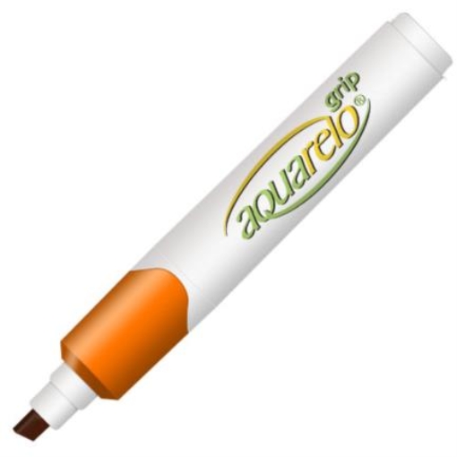 Imagen de MARCADOR AQUARELO GRIP NARANJA C/12 PZAS
