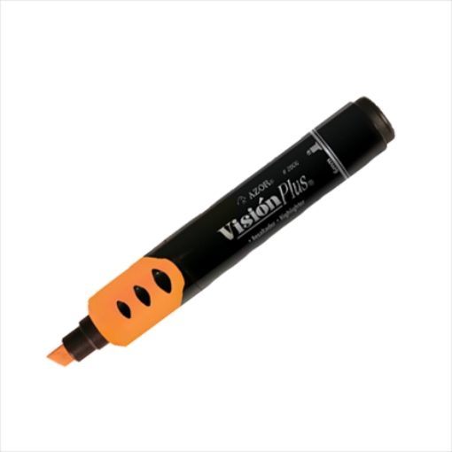 Imagen de MARCADOR VISION PLUS 2600 FLUORESCENTE NARANJA C/12