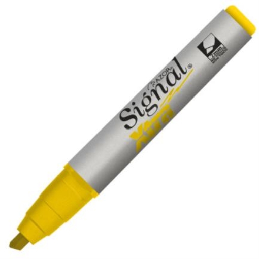 Imagen de MARCADOR SIGNAL 40005 PERMANENTE XTRA AMARILLO C/12