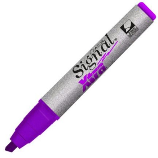 Imagen de MARCADOR SIGNAL 40008 PERMANENTE XTRA VIOLETA C/12