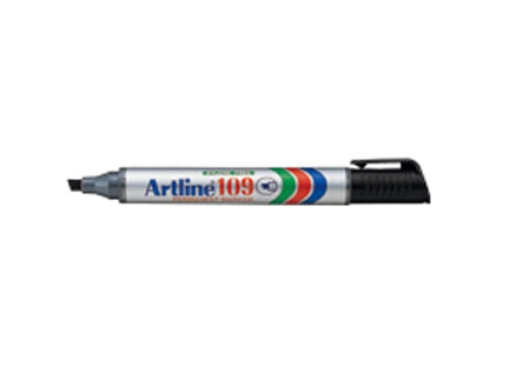 Imagen de MARCADOR ARTLINE PERMANENTE PLASTICO NEGRO