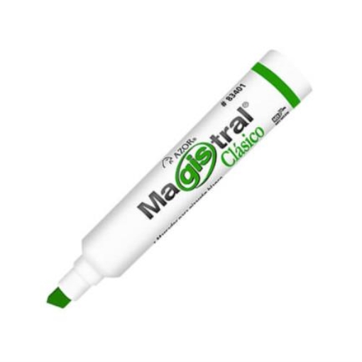 Imagen de MARCADOR MAGISTRAL 83404 VERDE PARA PIZARRON