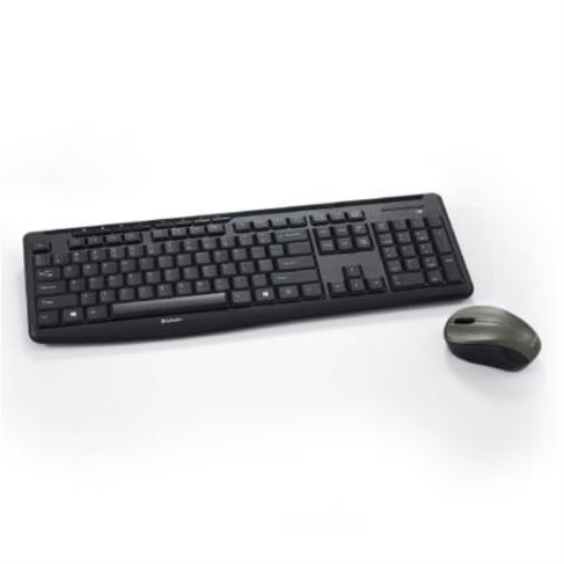 Imagen de Teclado y Mouse Verbatim Silent Inalámbrico Color Negro