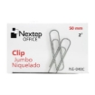 Imagen de Clip Jumbo Niquelado Nextep 50mm 100 Clips