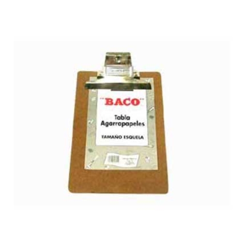 Imagen de TABLA BACO CLIP FIBRACEL ESQUELA BROCHE OPRESOR PLACA