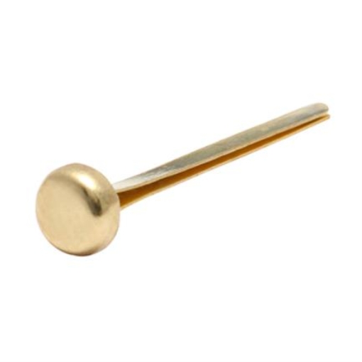 Imagen de Broche Latonado Barrilito Tipo Alemán 30mm C/100 Pzas