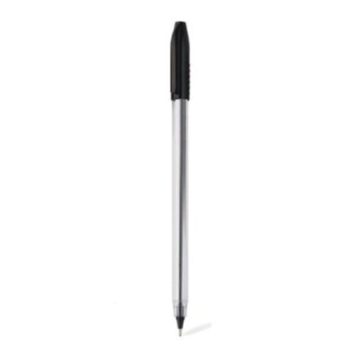 Imagen de Bolígrafo Samsill Punto Mediano 1.0 mm Color Negro C/12