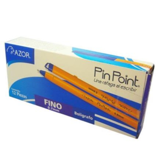 Imagen de BOLIGRAFO PIN POINT P. FINO 0.7MM AZUL C/12PZS