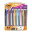 Imagen de BOLIGRAFO BIC CRISTAL FASHION SURTIDOS C/15 1.2MM