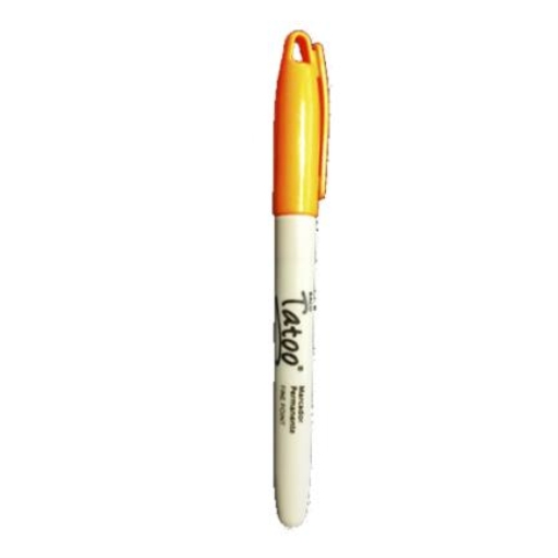 Imagen de MARCADOR PERM TATOO P/FINO NARANJA CAJA C/6