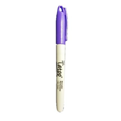 Imagen de MARCADOR PERM TATOO P/FINO MORADO CAJA C/6