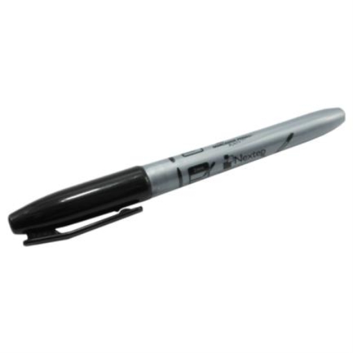 Imagen de Marcador Permanente Nextep Punto Fino 2mm Negro c/12 Pzas