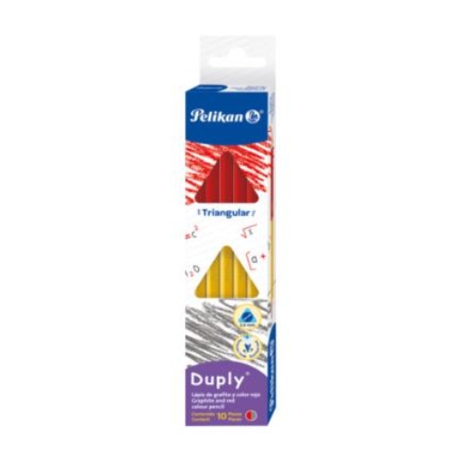 Imagen de LAPIZ PELIKAN TRIANGULAR DUPLY C/10