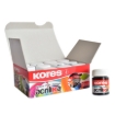 Imagen de PINTURA ACRILICA KORES 20 ML NEGRO C/12 BOTES