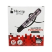 Imagen de Marcador Permanente Nextep Punta Gruesa Cincel 4mm Negro c/12 Pzas