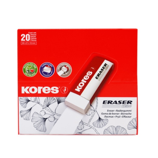 Imagen de BORRADOR KORES DUST FREE E-20 C/20