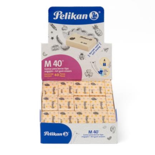 Imagen de GOMA PELIKAN DE MIGAJON M40 CAJA C/40 PIEZAS