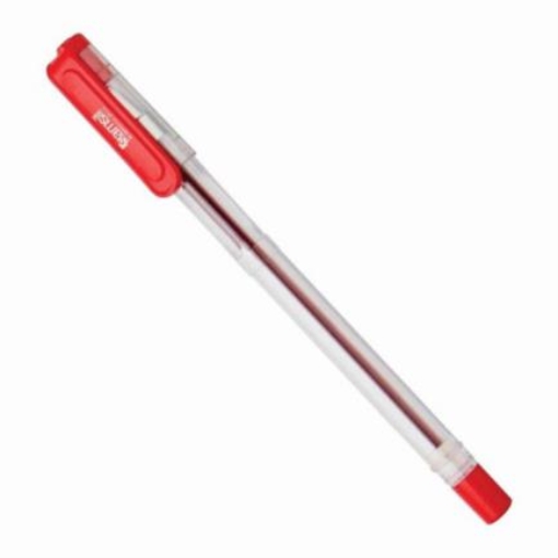 Imagen de Bolígrafo Samsill Escolar Tipo Gel Punto Fino 0.7 mm Color Rojo C/12