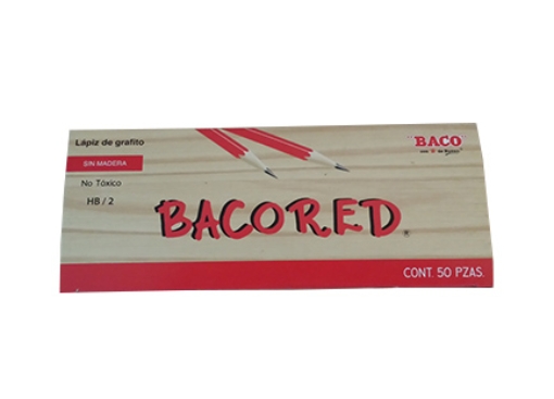 Imagen de LAPIZ BACO ROJO C/50
