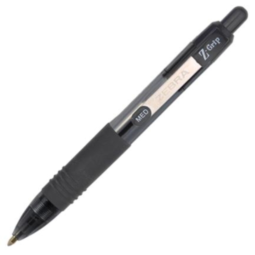 Imagen de BOLIGRAFO ZEBRA MINI Z-GRIP RETRACTIL 1.0MM NEGRO