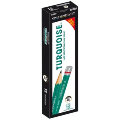 Imagen de LAPIZ BEROL TURQUOISE GRADO 4H C/12
