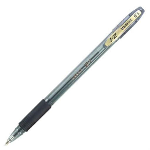 Imagen de BOLIGRAFO ZEBRA Z1 .7MM TINTA HIBRIDA NEGRO C/12