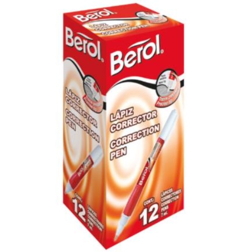 Imagen de PLUMA BEROL CORRECTORA C/12