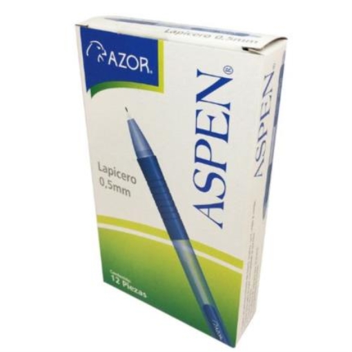 Imagen de LAPICERO AZOR ASPEN COLORES SURTIDOS C/12
