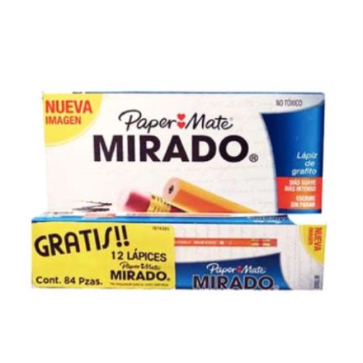 Imagen de LAPIZ MIRADO 2 C/72 + 12 GRATIS