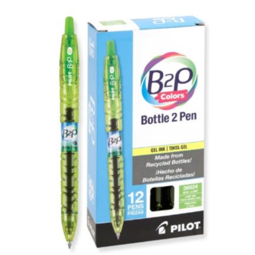 Imagen de BOLIGRAFO GEL PILOT B2P VERDE 0.7 CAJA C/12