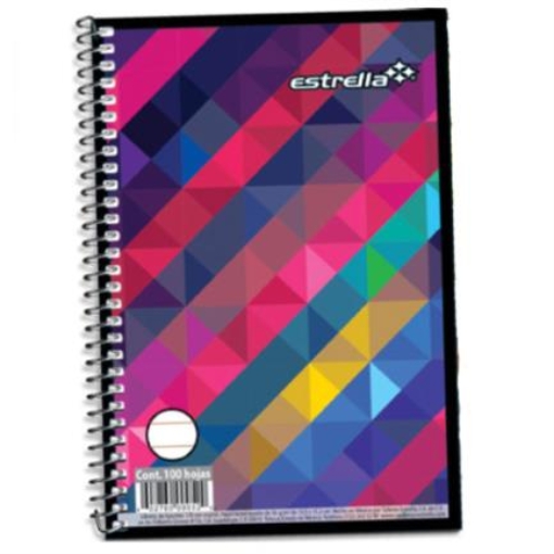 Imagen de LIBRETA ESTRELLA 1/8 ESPIRAL RAYA 100 HJS