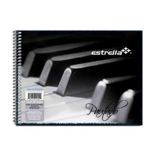 Imagen de CUADERNO ESTRELLA PAUTADO ESPIRAL ITALIANA 50 HJS