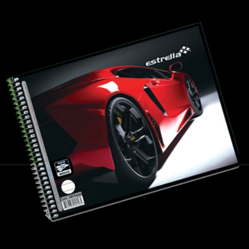 Imagen de CUADERNO ESTRELLA ITALIANA RAYADO 100HJS