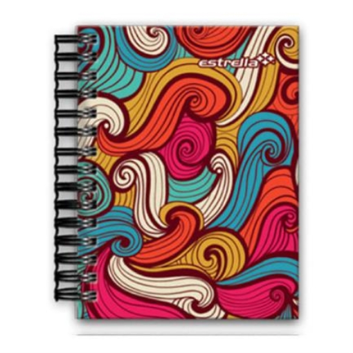 Imagen de LIBRETA ESTRELLA 1/8 ESPIRAL DOBLE WIRE-O PASTA SUAVE 100HJS