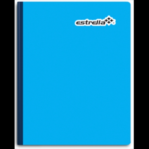 Imagen de Cuaderno Estrella Profesional Doble Raya Cosido C/100 Hojas