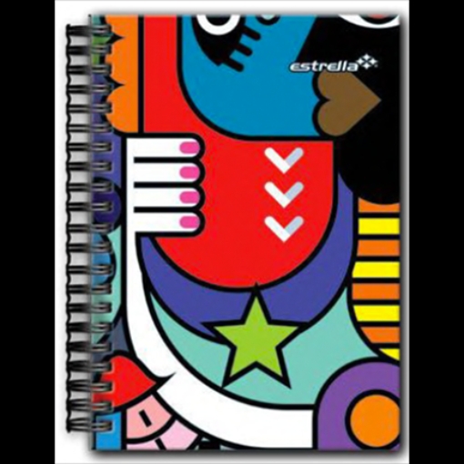 Imagen de CUADERNO ESTRELLA F/F DOBLE WIRE-0 RAYA 80 HOJAS
