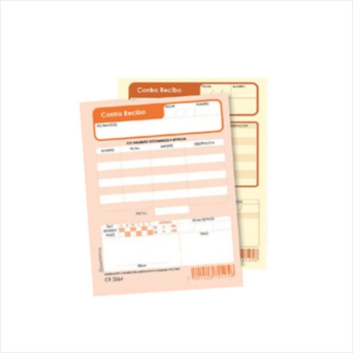 Imagen de CONTRA RECIBO EUROFORMA 1/4 ORIG / COPIA C/25 JUEGOS C/3 B