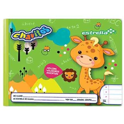 Imagen de CUADERNO ESTRELLA PRE ESCOLAR COSIDO ITALIANA RAYA 72HJS