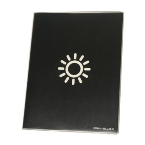 Imagen de Cuaderno Estrella Esquela Cosido 80 Hojas Cubierta Plástica