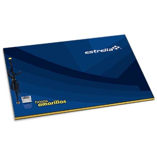 Imagen de CUADERNO ESTRELLA DIBUJO AGUJETA AMARILLO C/20 HJS