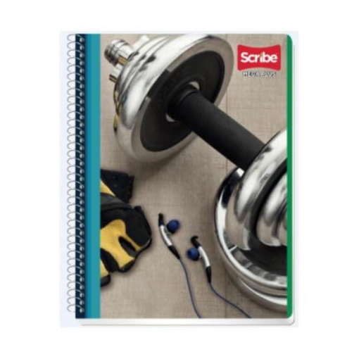Imagen de CUADERNO SCRIBE PROFESIONAL MEGA DOBLE RAYA 100 HJS C/36