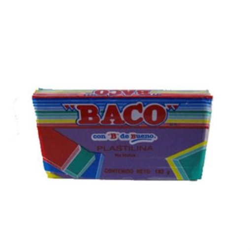 Imagen de PLASTILINA BACO MARQUETA 180GRS COLOR LILA