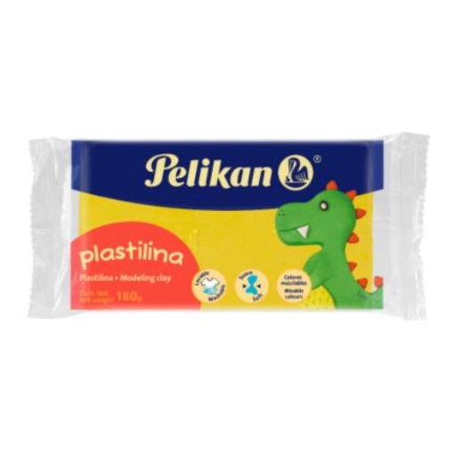 Imagen de PLASTILINA MARKETA PELIKAN AMARILLA 180 GRS